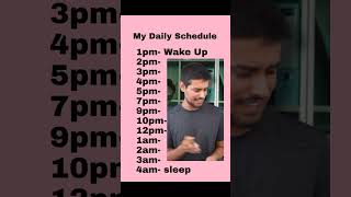 MY DAILY SCHEDULE 😂😂//DHRUV RATHI MEME//आज MOOD नही कर रहा ईस काम को कल देखेंग#shorts#memes #comedy