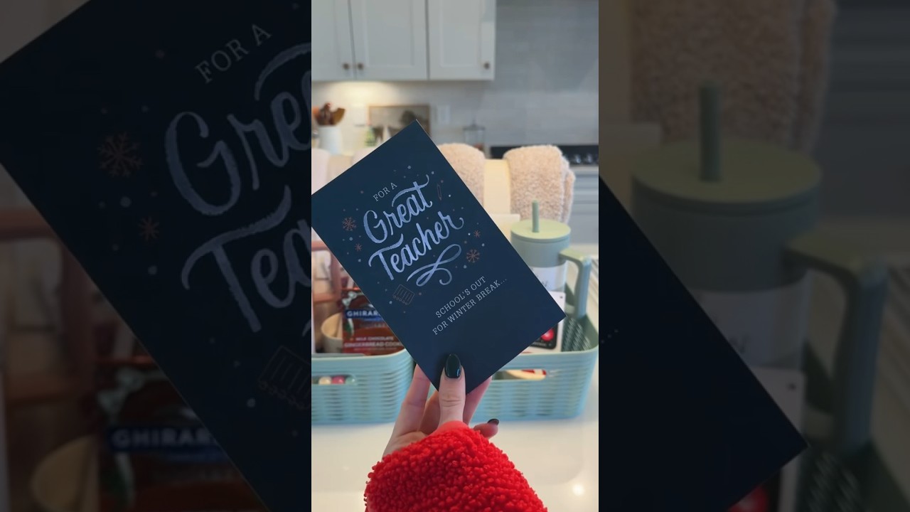 Teacher gift basket idea! 