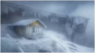 A Fierce Snowstorm & Frosty Wind Sound for Sleeping┇Blizzard Atmosphere┇Howling Wind & Blowing Snow