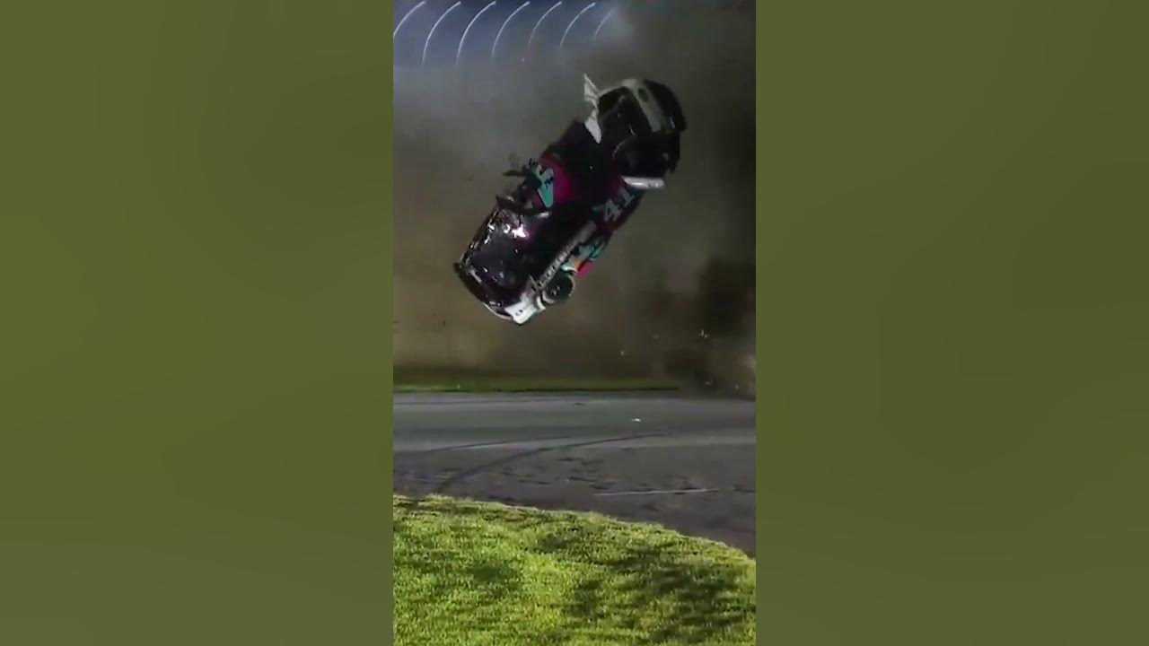 SCARY CRASH AT DAYTONA  #nascar #racing #crash #daytona