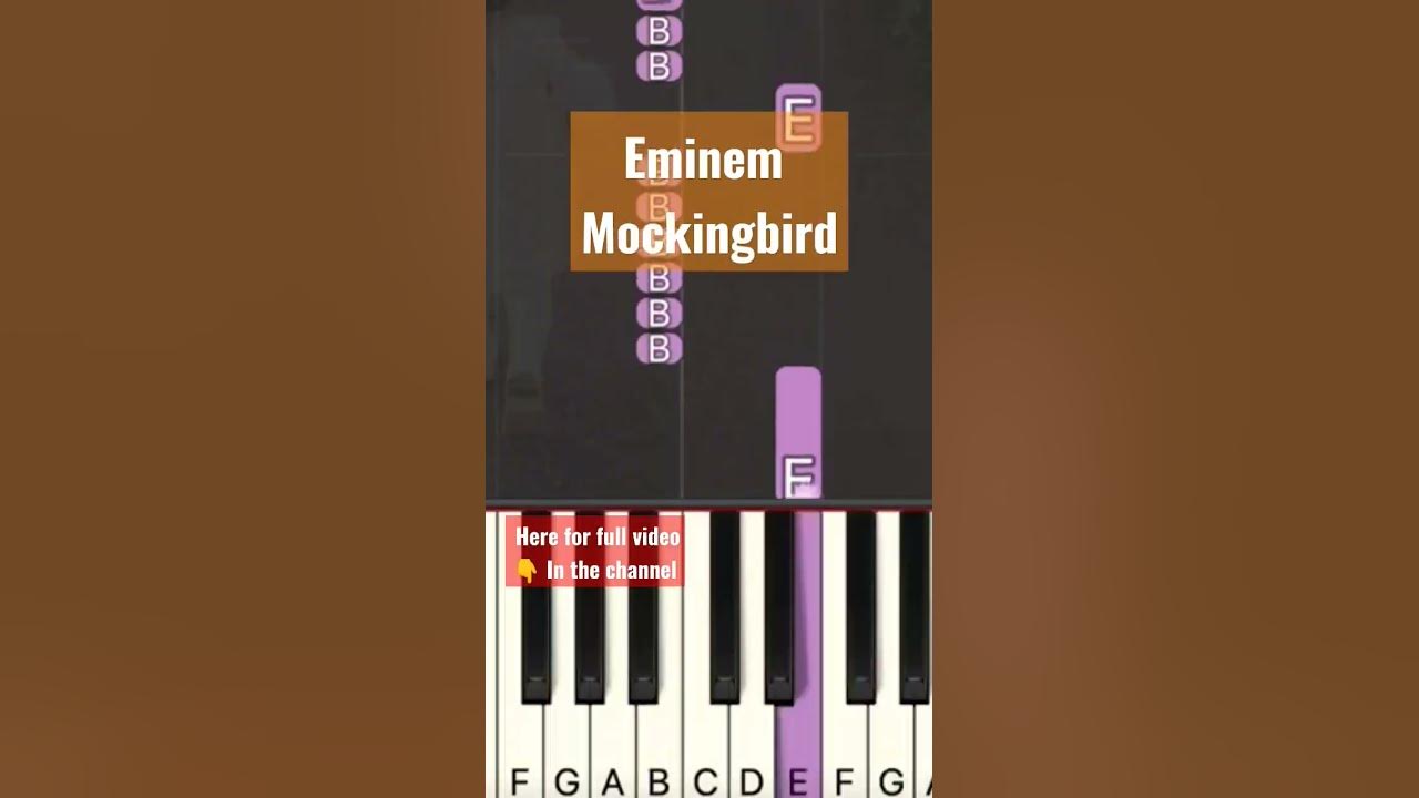 Mockingbird – Eminem (easy) Sheet music for Piano (Solo