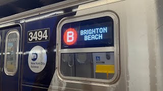 IND 6 Av Express R211A B Train Bedford Park Blvd to Brighton Beach