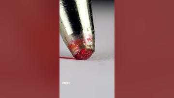 How a gel pen works in macro #urday #closeup