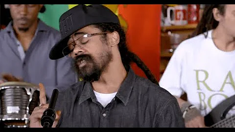 Damian Marley singing Slave Mill live at studio