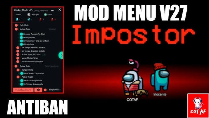 How To Get MOD MENU In Among Us Online! *Tutorial* (PC & Mobile) *FAST &  SAFE* 