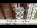 Making Some 5 Gallon Bucket Nest Boxes