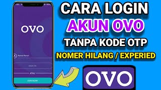 How to Login to OVO Without an OTP Code | Login to OVO with a Lost/Expired Number