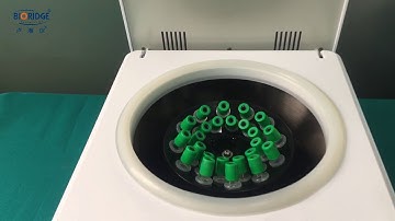 TD4 Tabletop Low Speed Centrifuge material balance before centrifugation