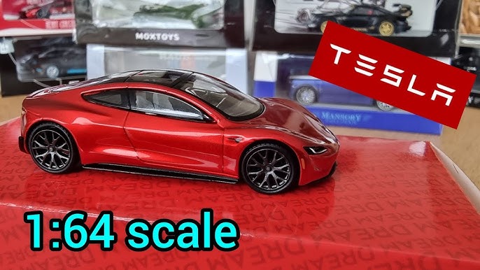 Time Micro 1:64 Model Car Tesla M3 Alloy Die-Cast Vehicle - Machine Coating