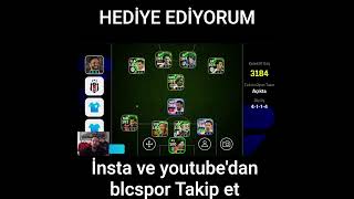 EFOOTBALL 2026 3184 KG HESAP HEDİYE EDİYORUM / YOUTUBE VE İNSTAGRAMDAN blcspor takip et ve YORUM AT