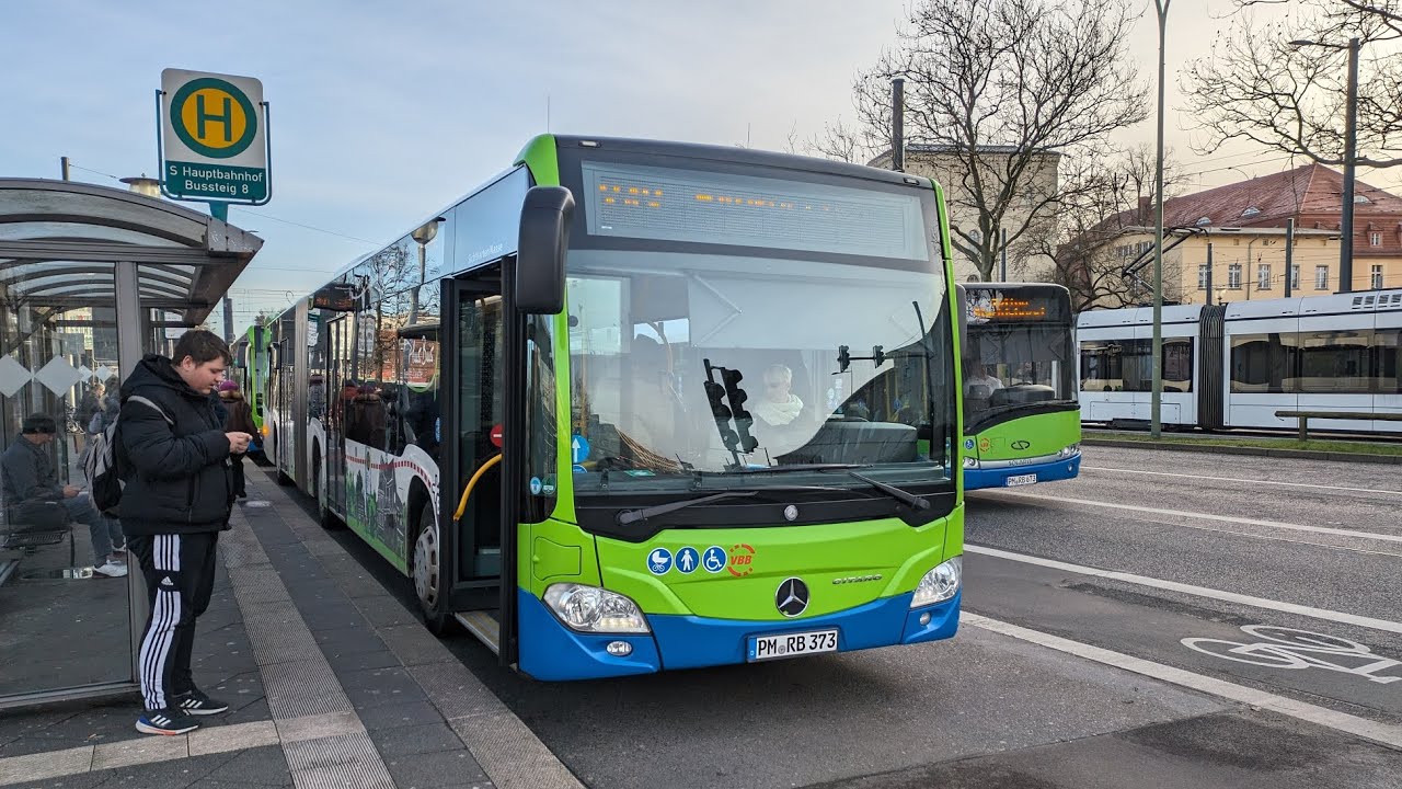 Regiobus PM|Mitfahrt im MB C2 G auf dem X43 von S Hauptbahnhof bis Beelitz, Liebknechtpark