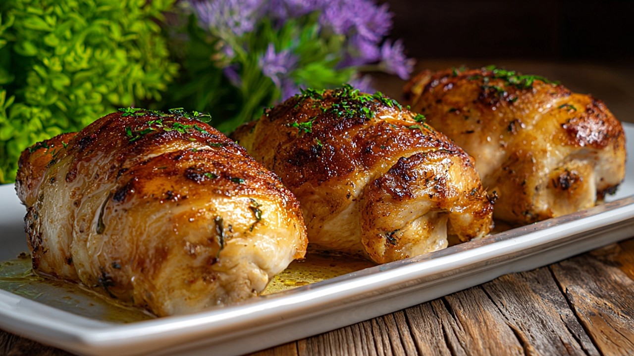 Никто не поверит, что я делаю это сама! Рецепт фаршированного куриного филе!