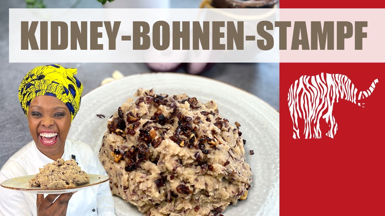 Kidneybohnen-Kartoffel-Stampf - Mukimo bila maindi