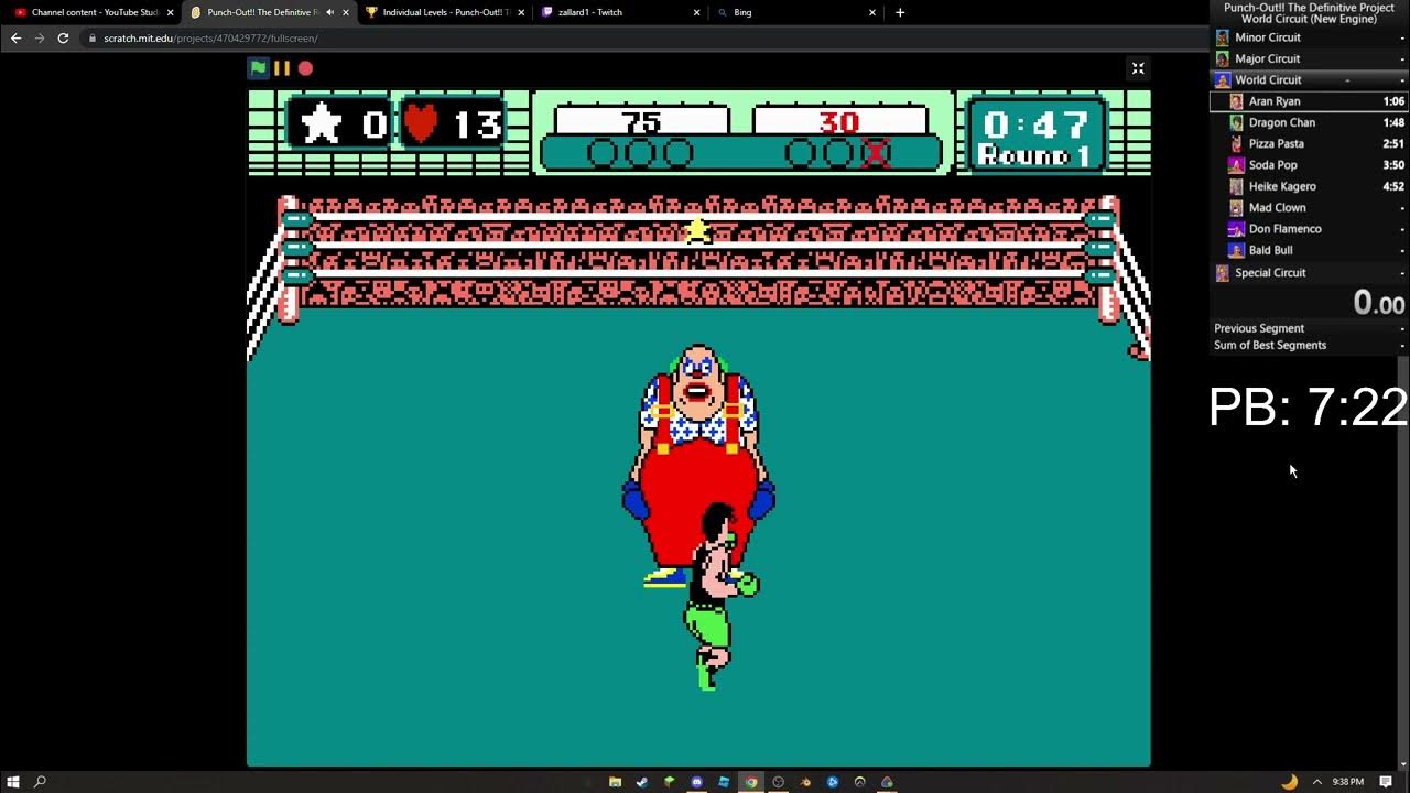 PunchOut!! The Definitive Remake World Circuit in 702 [WR] YouTube