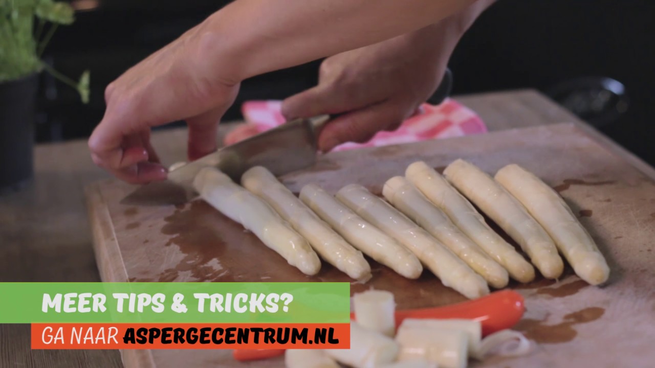 Asperges schillen