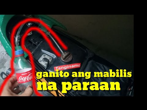 Video: Paano mo hinangin ang tangke ng gasolina ng motorsiklo?