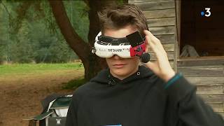 Killian Rousseau champion de course de drones