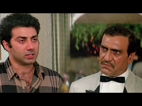 ऊ च शख यत और श फ न ल ब स क प छ श त न क म प च न च क ह Ghayal Sunny Deol Action Scene