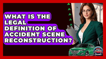 What Is The Legal Definition Of Accident Scene Reconstruction? - Auto Coverage Explained