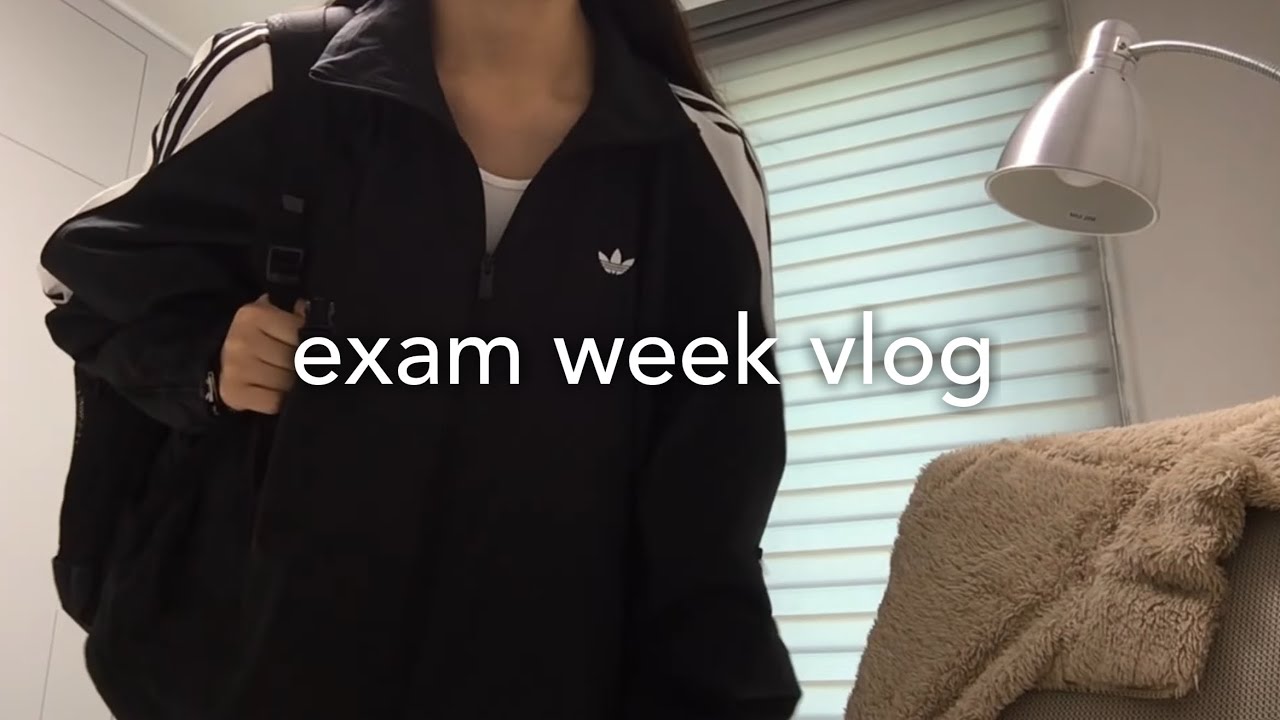 vlog | 대학생 중간고사 시험기간 브이로그 📝📚ft. 벼락치기, 전신거울 새로 바꾸기