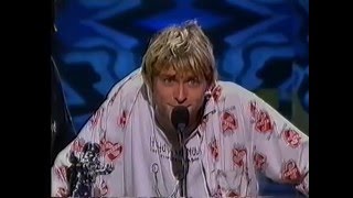 Nirvana   Best New Artist acceptance  MTV Video Music Awards 1992