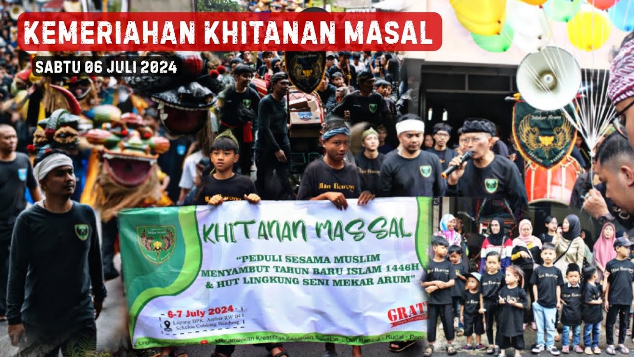 KEMERIAHAN KHITANAN MASSAL || MENYAMBUT TAHUN BARU ISLAM & HUT L.S MEKAR ARUM