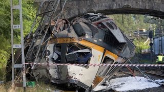 Accidente de TREN en O PORRIÑO (Pontevedra)