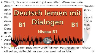 Dialoge B1 | Deutsch lernen durch Hören | 49 | #deutschlernen