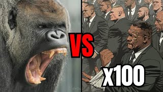 100 People vs a Gorilla: The Honest Truth