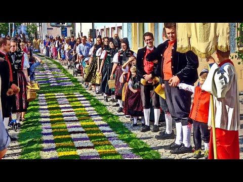 Hüfingen Corpus Christi (Herrgottstag) Flower-Carpet Procession