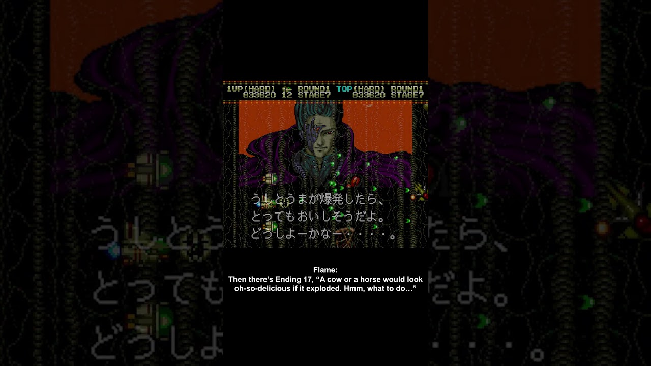 Zero Wing's Japanese endings 