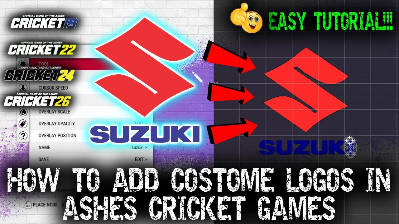 How to Add Custom Logos in Cricket 19, 22, 24 & 26 PC (Full Tutorial).