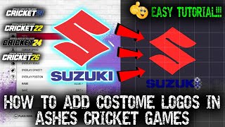 How to Add Custom Logos in Cricket 19, 22, 24 & 26 PC (Full Tutorial). screenshot 1
