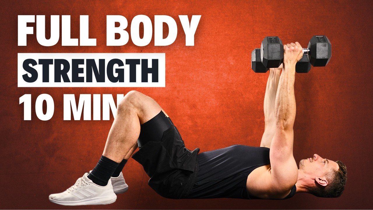 10 Min FULL BODY DUMBBELL WORKOUT | Build Muscle | Follow Along - YouTube