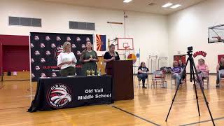 Kindness award- 7th grade Awards Ceremony - OVMS