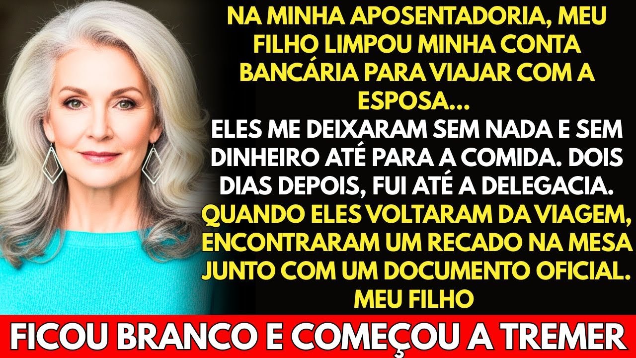 Meu filho limpou minha conta bancária pra viajar com a esposa... Mas quando voltou encontrou um...