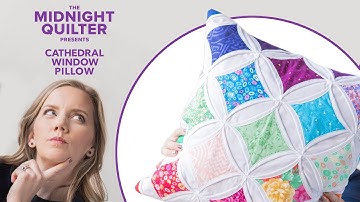Cathedral Window Pillow | The Midnight Quilt Show Presents: Holiday Gift-Along Series!