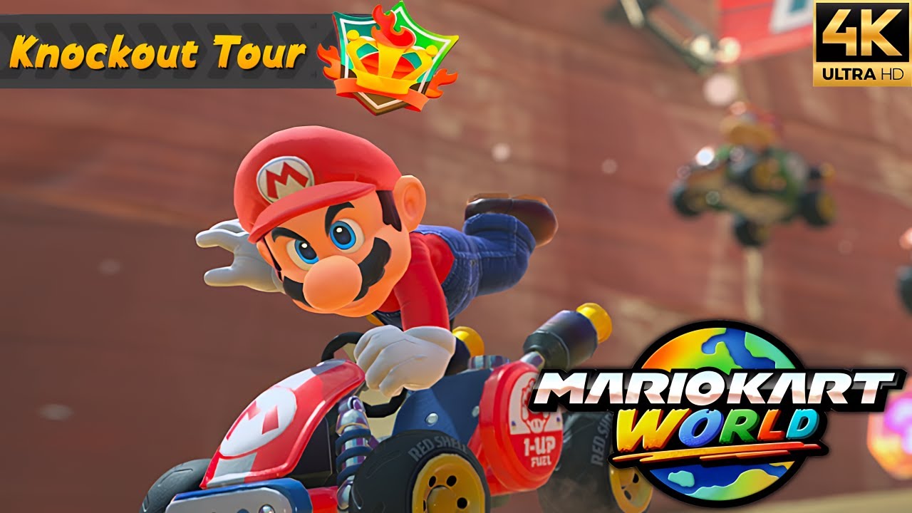 Mario Kart World - All Knockout Tour Rallys Gameplay (4K 60FPS)