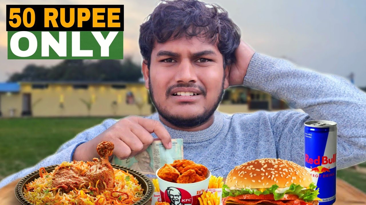Living on ₹50 for 24 Hour ( with a Secret Mission 🔥 )