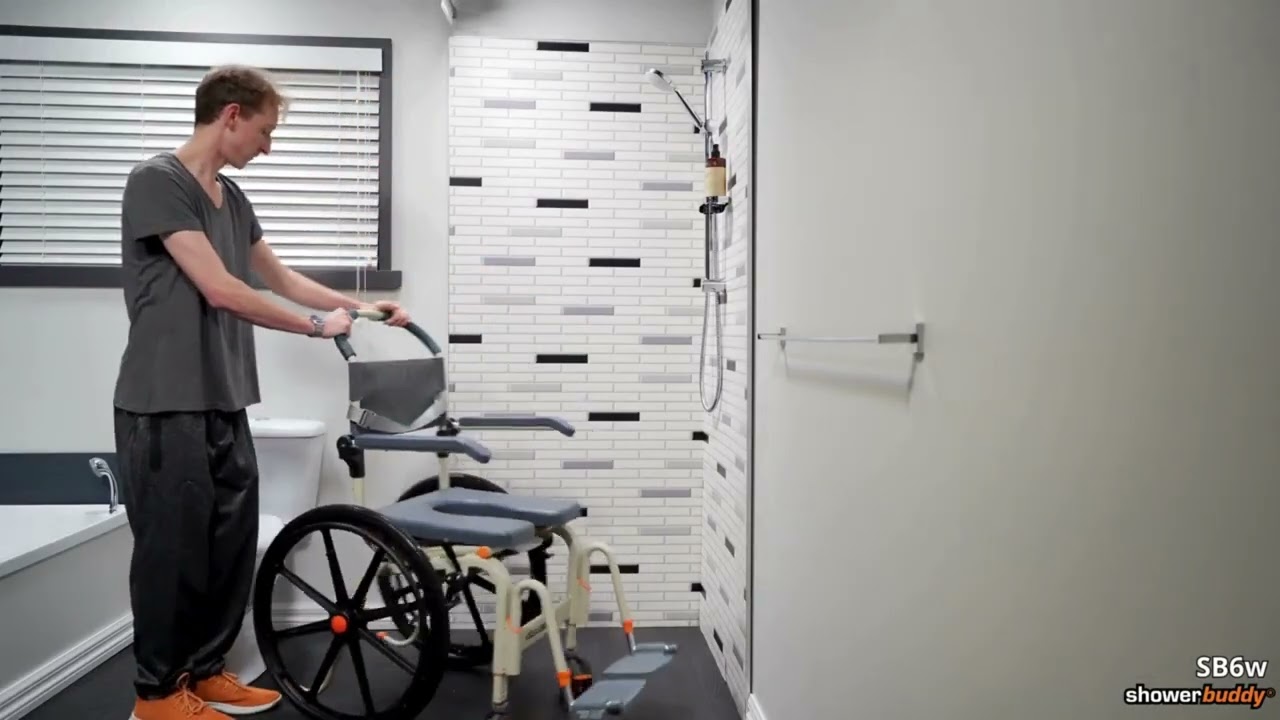 ShowerBuddy Roll-InBuddy ShowerChair Solo SB6w - Overview