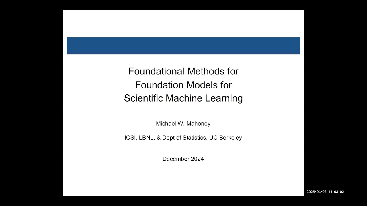 TILOS Seminar: Foundational Methods for Foundation Models for Scientific Machine Learning