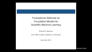 TILOS Seminar: Foundational Methods for Foundation Models for Scientific Machine Learning