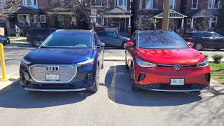 2024 VW ID4 vs Audi Q4 Etron Sibling Rivalry Comparison TEVAdrive Blue Pill or Red Pill?