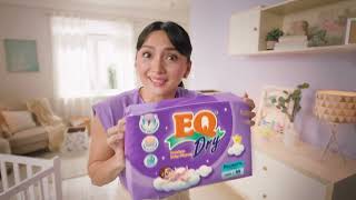 Sukad Day 1, #EQtinueMo ang comfy sleep ni baby gamit ang NEW EQ Dry Premium Baby Diapers!