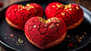 Das romantischste Dessert! ❤️ Rote Samt-Herzen (Besser als vom Bäcker) screenshot 3