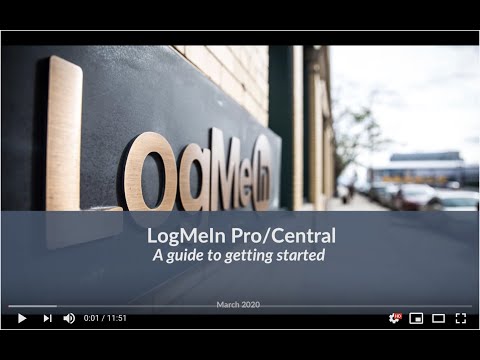 LogMeIn Pro/Central Tutorial Part 1: Getting Started