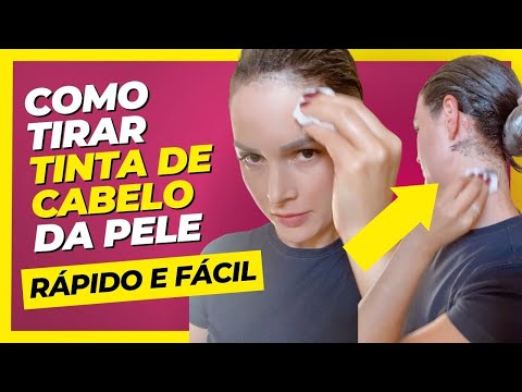 Vídeo: 6 maneiras de remover a tintura de cabelo da pele