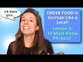 German Restaurant Phrases Quiz