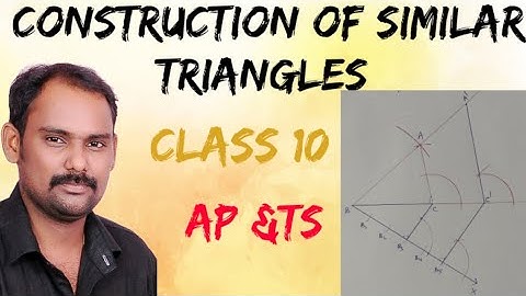 Construction of similar triangles// class 10 || AP and  TS || with the given scale factor||
