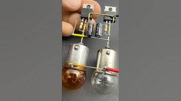 Flip-Flop light bulb chaser Circuit | #electronics #experiment